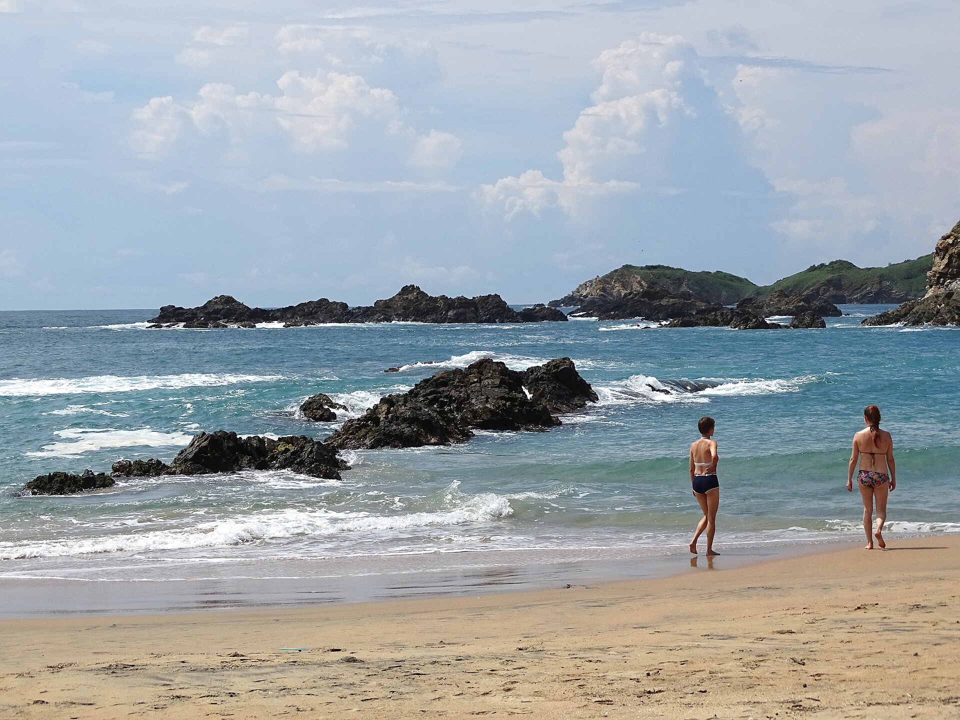 Beach Scene - San Agustinillo - Oaxaca - Mexico - 01